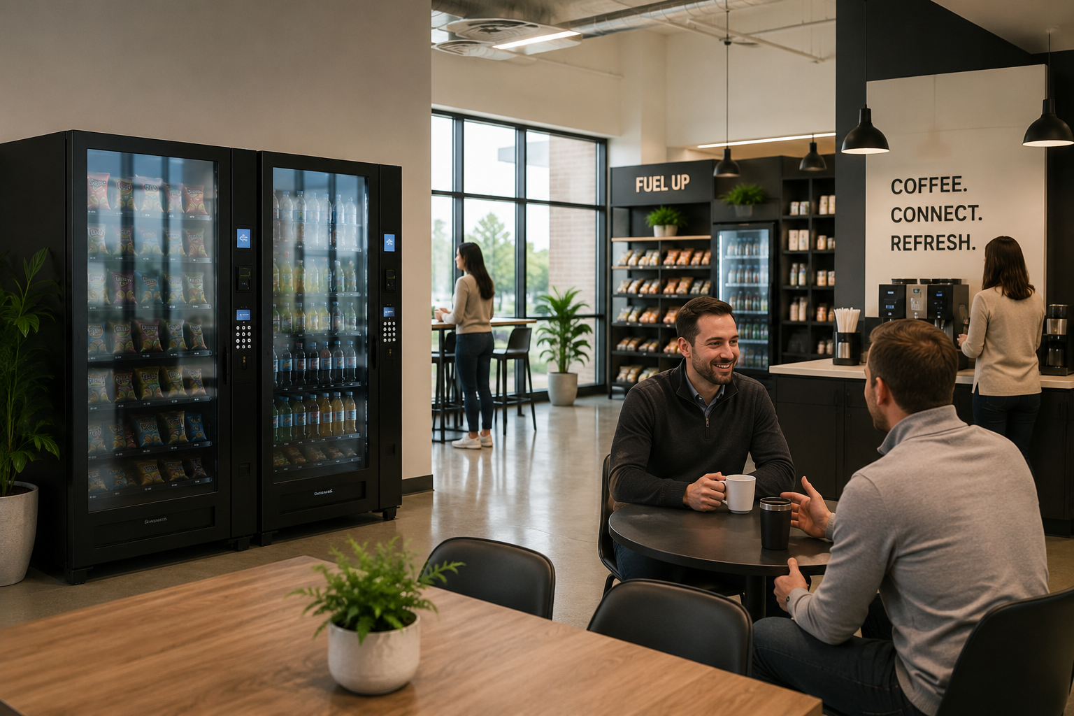Snack and beverage vending solutions