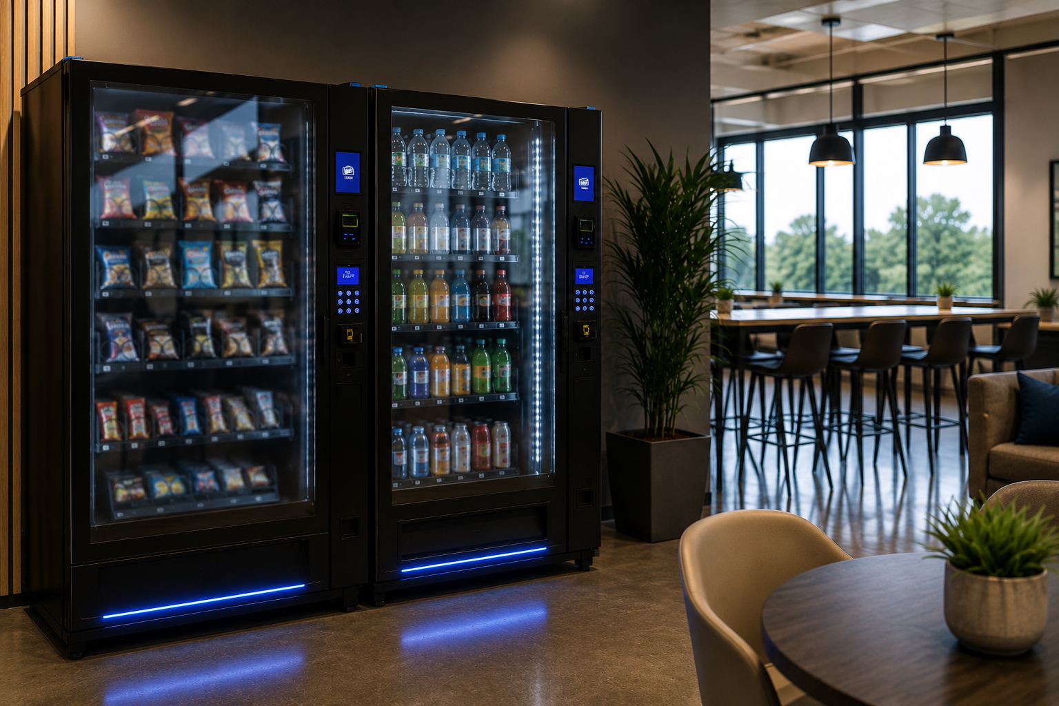 Vending machine service and restocking