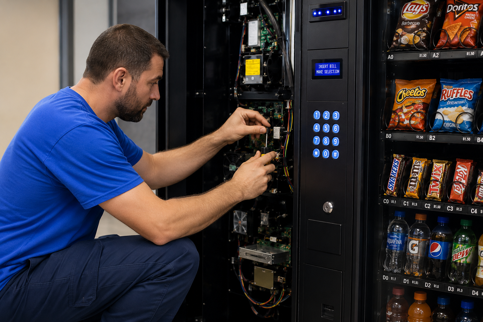 Vending machine repair